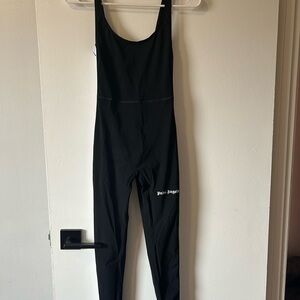 Palm Angels Black Sleeveless Jumpsuit